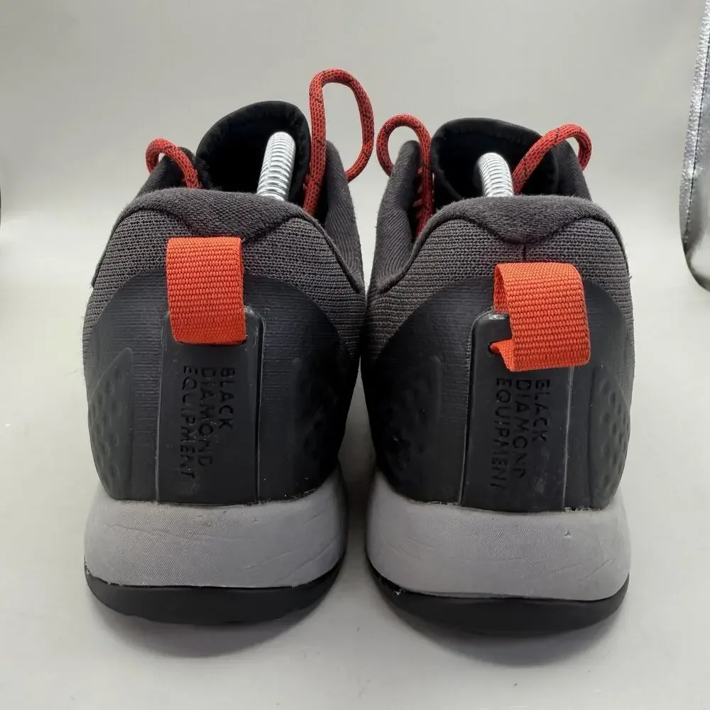 Black Diamond Technician Approach Shoes Mens 12 Gray Red Trail Climbing Sneakers